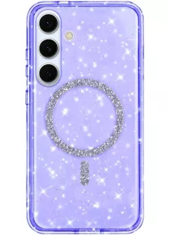Чехол TPU Eclipse Sparkle (MagFit) для Samsung Galaxy S26, Purple