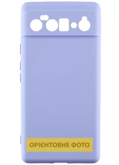 Чехол TPU GETMAN Liquid Silk Full Camera для Google Pixel 9, Сиреневый / Light purple