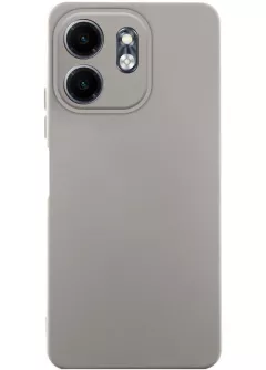 Чехол TPU GETMAN Liquid Silk Full Camera для Infinix Smart 9 , Серый / Lavender