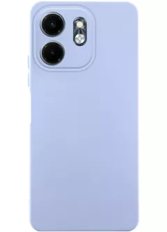 Чехол TPU GETMAN Liquid Silk Full Camera для Infinix Smart 9 , Сиреневый / Light purple