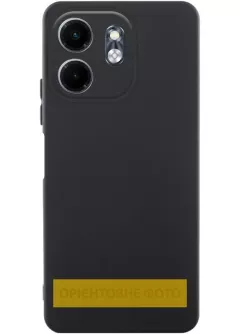 Чехол TPU GETMAN Liquid Silk Full Camera для Motorola Moto G06, Черный / Black