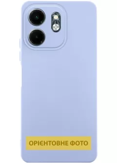 Чехол TPU GETMAN Liquid Silk Full Camera для Motorola Moto G06, Сиреневый / Light purple