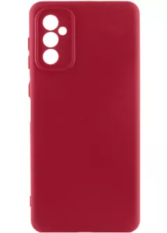 Чехол TPU GETMAN Liquid Silk Full Camera для Samsung Galaxy A55, Красный / Dark Red