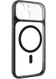 Чехол TPU+PC GETMAN Moon Clear with MagSafe для Apple iPhone 13 (6.1")
