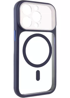 Чехол TPU+PC GETMAN Moon Clear with MagSafe для Apple iPhone 13 Pro Max (6.7")