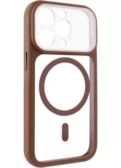 Чехол TPU+PC GETMAN Moon Clear with MagSafe для Apple iPhone 13 Pro Max (6.7")