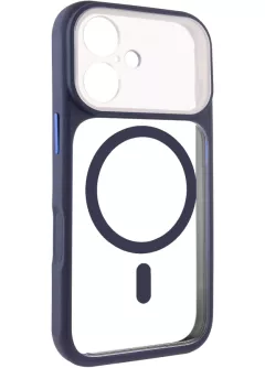 Чехол TPU+PC GETMAN Moon Clear with MagSafe для Apple iPhone 16 (6.1")