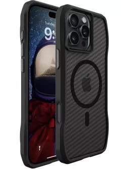 Чехол TPU Space Octagon with MagSafe для Apple iPhone 16 Pro Max (6.9"), Carbon Black