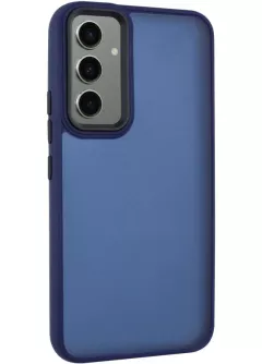 Чехол TPU+PC Lyon Frosted для Samsung Galaxy S25 FE, Navy Blue