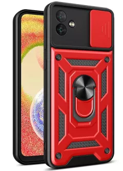 Чехол Ummi Camshield Serge Ring для Samsung Galaxy A04e, Красный