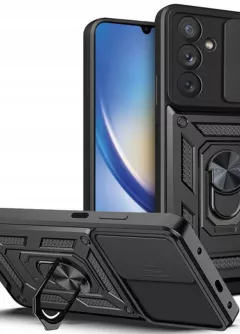 Чехол Ummi Camshield Serge Ring для Samsung Galaxy A35, Черный