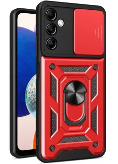Чехол Ummi Camshield Serge Ring для Samsung Galaxy M52, Красный / Red