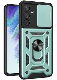 Чехол Ummi Camshield Serge Ring для Samsung Galaxy S23 FE, Зеленый