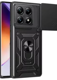 Чехол Ummi Camshield Serge Ring для Xiaomi 14T, Черный