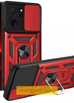 Чехол Ummi Camshield Serge Ring для Xiaomi Redmi Note 12 Pro 5G , Красный