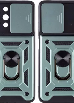 Чехол Ummi Camshield Serge Ring для Xiaomi Redmi 12 5G , Зеленый