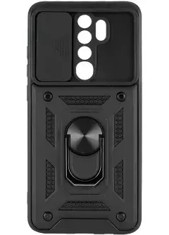 Чехол Ummi Camshield Serge Ring для Xiaomi Redmi Note 8 Pro, Черный