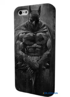 Дизайнерская накладка на iPhone4/4S/5/5S - "Бэтмен"