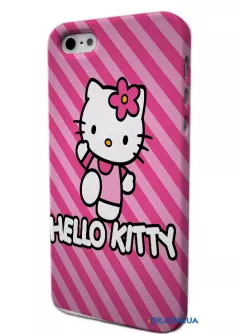 Милый чехольчик с принтом "Hello Kitty" для iPhone 4/4S/5/5S  
