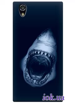 Темный чехол с акулой для Lenovo P70