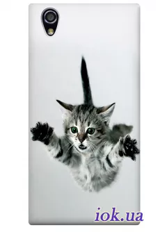 Купить стильный чехол с котом для Lenovo P70