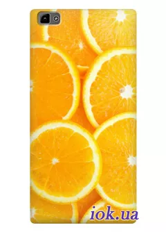 Чехол для Fly IQ4511 - Апельсинки 