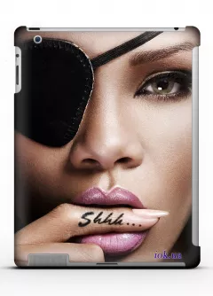 Кейс с фото Риана для iPad 2/3/4 - Rihanna Shhh