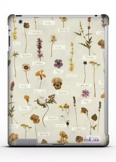 Уникальный авторский чехол для iPad 2/3/4 - Ted Baker Pressid Flowers