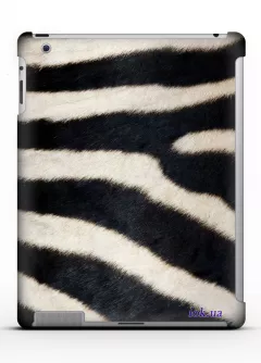 3D кейс с животным принтом для iPad 2/3/4 - Zebra