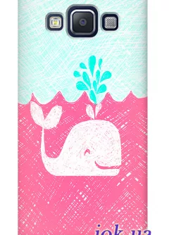 Чехол для Galaxy A5 - Веселый кит