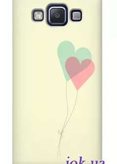 Чехол для Galaxy A5 - Шарики-сердечки