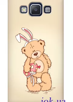 Чехол для Galaxy A7 - Пасхальный мишка Тедди