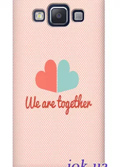 Чехол для Galaxy A7 - We are together