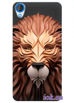 Красивый чехол для HTC Desire 820 со львом