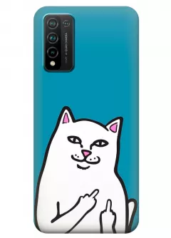 Чехол для Huawei Honor 10x Lite - Кот с факами