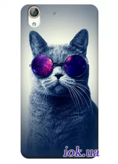 Чехол для Huawei Y6 II (Y6 2) - Кот в очках