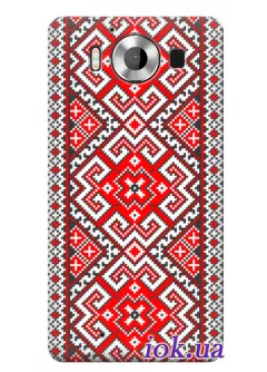 Чехол для Lumia 950 - Украинская вышиванка