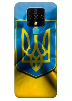 Чехол для Tecno Camon 16 SE - Герб Украины