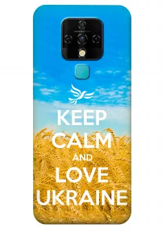 Чехол для Tecno Camon 16 SE - Love Ukraine