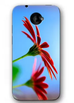 Чехол для HTC Desire 601 с цветочками