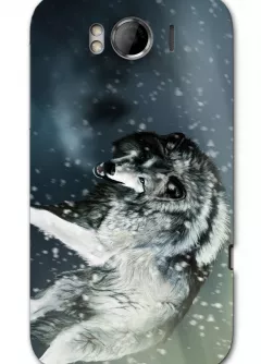 Популярный чехол с нарисованным волком для HTC Sensation XL