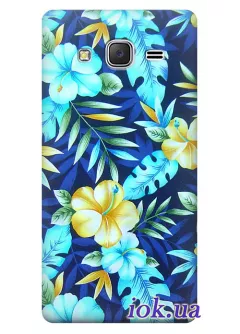 Чехол для Galaxy On5 - Тропические цветы