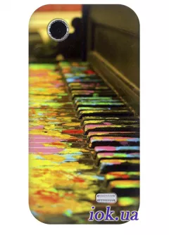 Чехол для Lenovo A308t - Разноцветные клавиши
