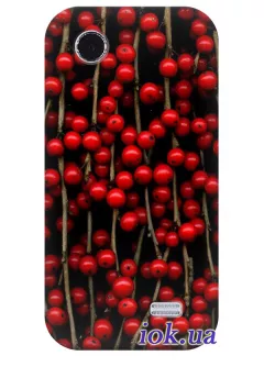 Чехол для Lenovo A308t - Красные ягоды