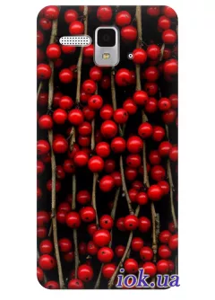 Чехол для Lenovo A360t - Красные ягоды