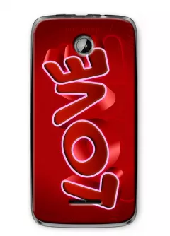 Купить чехол для Lenovo A390 с надписью Love