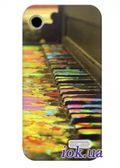 Чехол для Lenovo A398t+ - Разноцветные клавиши