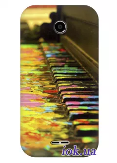 Чехол для Lenovo A530 - Разноцветные клавиши