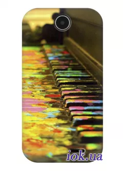 Чехол для Lenovo A560 - Разноцветные клавиши