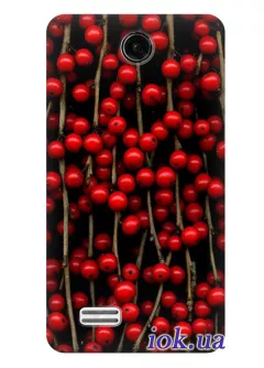 Чехол для Lenovo A590 - Красные ягоды